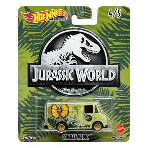 1/64 }e zbgEB[ v~A WVbN[h _CLXgJ[ S5@1F64 MATTEL HOT WHEELS PREMIUM Jurassic World Die-cast cars