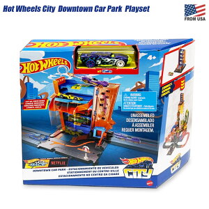 zbgEB[ _E^E J[p[N vCZbg@}e VeBV[Y 1/64XP[ gCJ[t Mattel Hot Wheels City Series Downtown Car Park Playset with 1:64 Scale Vehicle HDR24