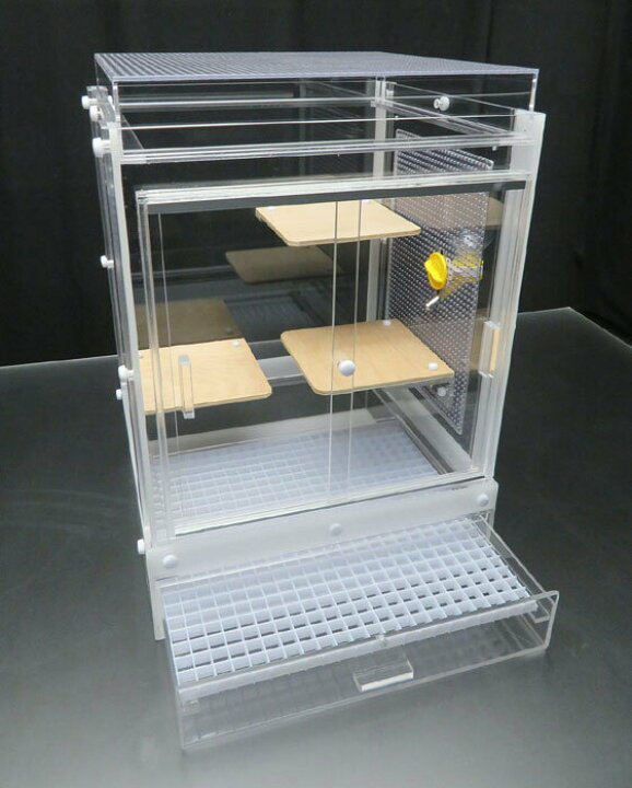 楽天市場】『 国産組立式 フクロモモンガ アクリルケージ 36×36×H50  