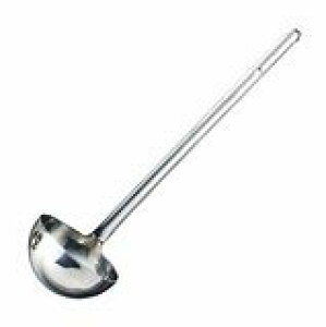 HACCP対策レードル【180cc】異物混入対策 衛生的 溶接仕上 ビスなし 汚れが溜まらない 洗いやすい ステンレス製 丈夫 使いやすい 持ちやすい 丸い お玉 おたま 中タイプ 業務用 家庭用 フラッ