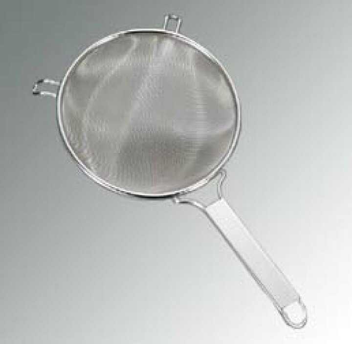 楽天市場】取っ手つきざる【直径25cm 16メッシュ】オールステンレス厚 