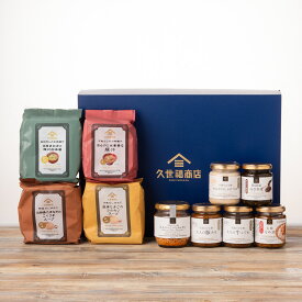 だし仕立ての味噌汁・スープ入り特選ごはんのお供ギフト【化粧箱包装】 グルメ のし おしゃれ 贈り物 食品 お歳暮 御歳暮 お年賀 御年賀 見舞い お礼 お祝い プレゼント 贈答 お返し ご挨拶 内祝 出産 結婚 快気 誕生日 記念日 サンクゼール 久世福商店