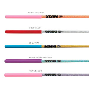 2025  ササキ SASAKI  ホログラムショートスティック 新体操 ショートサイズのリボン用スティック F.I.G.(国際体操連盟)認定品 M781HJKF