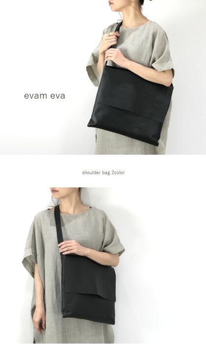 楽天市場】evam eva(エヴァムエヴァ)shoulder bag 2colormade in 