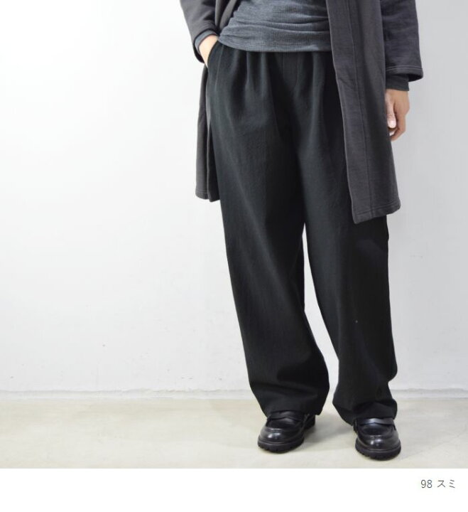 楽天市場】evam eva(エヴァムエヴァ)wide pants 2colormade in 