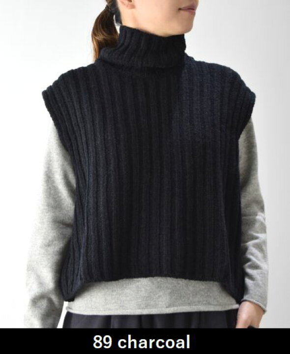 楽天市場】evam eva(エヴァムエヴァ)renew wool vest 3colormade in 
