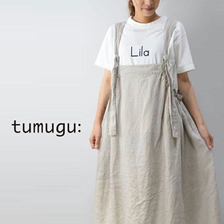 楽天市場】tumugu(ツムグ)ソリトリネン2wayキャミソール ワンピース  