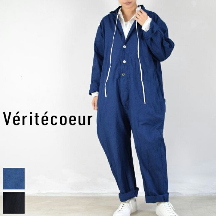 楽天市場】Veritecoeur(ヴェリテクール)シャツカラー オールインワン 