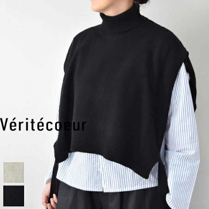 楽天市場】Veritecoeur(ヴェリテクール)ニット ポンチョ 2colorvck-263 