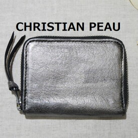 【 CHRISTIAN PEAU 全品ポイント10倍】＆エントリーで最大P47倍!!お買い物マラソン♪4/24(wed)20:00～4/27(sat)9:59まで　CHRISTIAN PEAU(クリスチャン ポー)LEATHER WALLETB004-black-silver-s05130cp【 北海道も送料無料 】