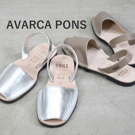 【SALE全品 50%OFF】＼更にポイント10倍／4/24(wed)20:00～4/27(sat)9:59まで　　AVARCA PONS(アバルカポンズ)レザーフラット サンダル 2color s4830-4831【 北海道も送料無料 】