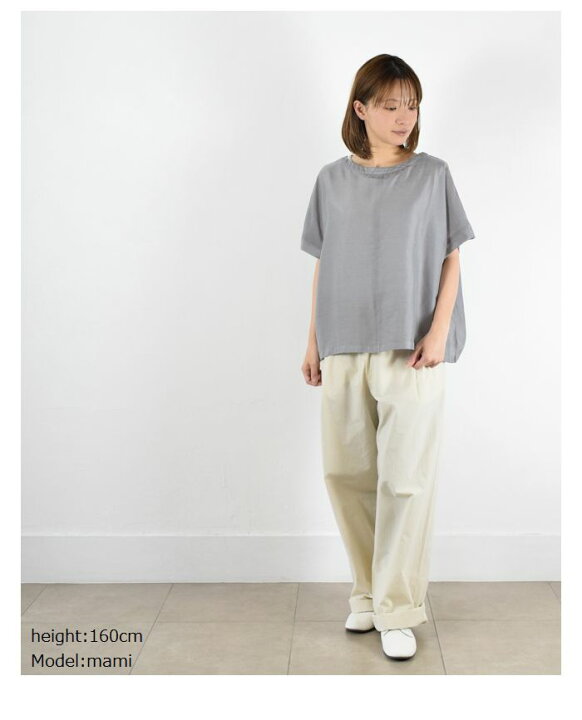 楽天市場】evam eva(エヴァムエヴァ)cupro silk pullover 4colormade 