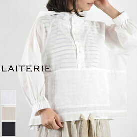 【 LAITERIE 全品10%OFFクーポン】4/19(fri)15：00～4/24(wed)19:59まで　　LAITERIE(レイトリー)コットンリネン ハードボイル アノラック 3colormade in japanlb24105