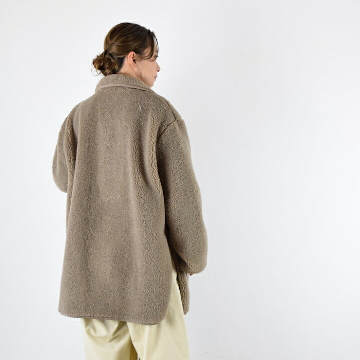 楽天市場】【動画あり】 mizuiro ind (ミズイロインド)boa blouson 