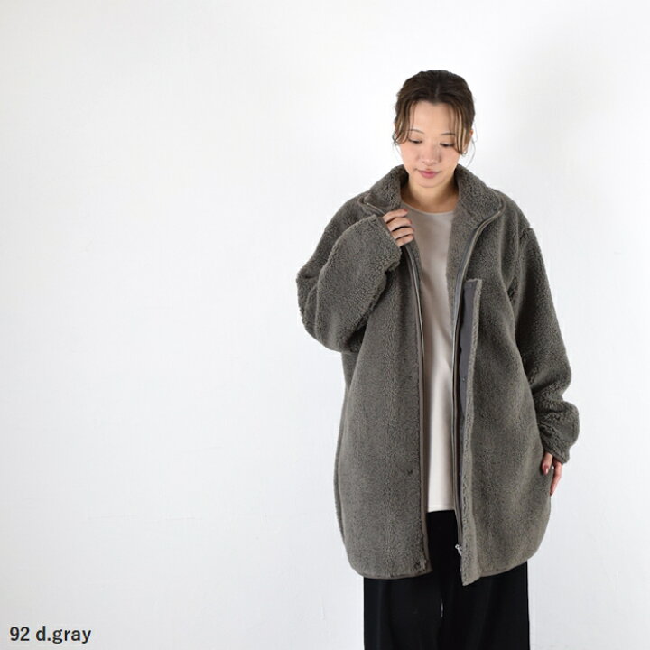 楽天市場】【動画あり】 mizuiro ind (ミズイロインド)boa blouson 