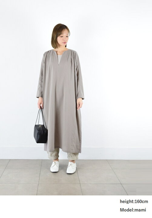 楽天市場】evam eva(エヴァムエヴァ)cotton tuck one-piece 2colormade 