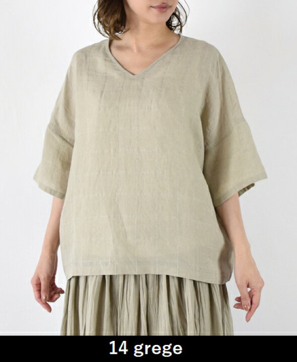 楽天市場】evam eva(エヴァムエヴァ)linen stitches pullover  