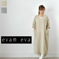 楽天市場】evam eva リネン ワンピースの通販