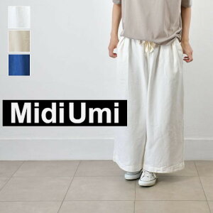�y�S�i�|�C���g10�{���z5/17(��)9:59�܂Ł@�y���悠��z MidiUmi (�~�f�B�E�~)wide tuck denim 3colormade in japan1-760151