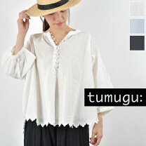 楽天市場】tumugu（カラーホワイト）（シャツ・ブラウス｜トップス 