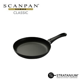 【メーカー公式】スキャンパン Classic シリーズ フライパン 24cm 浅型フライパン 炒め物 環境に配慮 オーブン調理 ノンスティック 安全なフライパン フッ素加工 SCANPAN デンマーク STRATANIUM