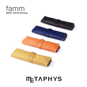 METAPHYS famm �y���P�[�X | ���^�t�B�X �t�@�� ���{�� �v ���[���y���P�[�X �{�v �r�v ���U�[ �u���b�N �� �L������ �I�����W �l�C�r�[ ������� �i�`������ leather pencase ���[���A�b�v ��e�� �M