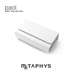 METAPHYS paol �e�B�b�V�� �{�b�N�X �P�[�X�i�z���C�g�j | ���^�t�B�X �p�I�� ���{�� ���F ���� �Ǌ|�� �{�b�N�X�e�B�b�V�� �J�o�[ �z�R�� �ԕ��΍� �y�[�p�[�^�I���P�[�X �e�B�b�V���P�[�X white 
