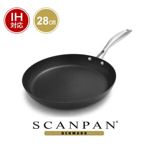 �y���{���K�㗝�X�z�X�L�����p�� ProIQ�V���[�Y �t���C�p�� 28cm | SCANPAN �X�L���� �p�� 28�Z���` IH�Ή� �u�� ��^ �� �傫�� ���� �A���~ �Ɍ� pfoa�t���[ ���Q ���S �����񐫂Ȃ� �I�[�u���Ή�