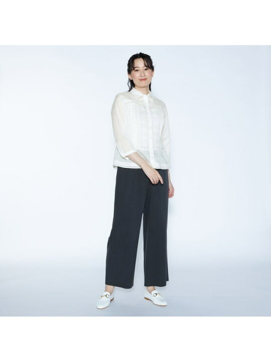 楽天市場】【SALE／41%OFF】コットンローン七分袖ブラウス SCAPA