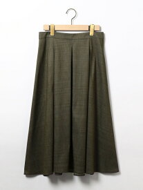 シャンブレーツイルスカート SCAPA スキャパ スカート ロング・マキシスカート グリーン ネイビー【送料無料】[Rakuten Fashion]