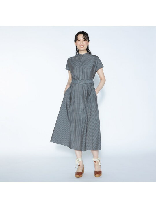楽天市場】【SALE／40%OFF】レストギンガムフレンチスリーブワンピース 
