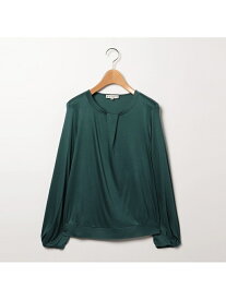 シルキースムースカットソー SCAPA スキャパ トップス カットソー・Tシャツ ホワイト ブラウン グリーン【送料無料】[Rakuten Fashion]