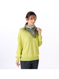 【SALE／58%OFF】キャンベルニット SCAPA スキャパ トップス ニット グリーン ピンク【RBA_E】【送料無料】[Rakuten Fashion]