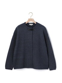シャテニエニットハオリ SCAPA スキャパ トップス ニット ネイビー【送料無料】[Rakuten Fashion]