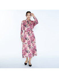 【SALE／60%OFF】ビンダガーデンフラワーワンピース SCAPA スキャパ ワンピース・ドレス ドレス ピンク【RBA_E】【送料無料】[Rakuten Fashion]