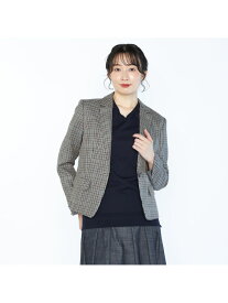 【SALE／60%OFF】ムーンチェックツィードジャケット SCAPA スキャパ ジャケット・アウター テーラードジャケット・ブレザー グリーン グレー【RBA_E】【送料無料】[Rakuten Fashion]