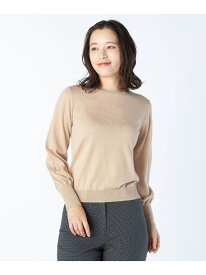 【SALE／60%OFF】ハイゲージクルーネックニット KEITH キース トップス ニット ブラウン ベージュ オレンジ【RBA_E】【送料無料】[Rakuten Fashion]