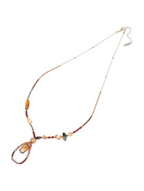 ロングネックレス SCAPA スキャパ ファッション雑貨 マフラー・ストール・ネックウォーマー レッド【送料無料】[Rakuten Fashion]