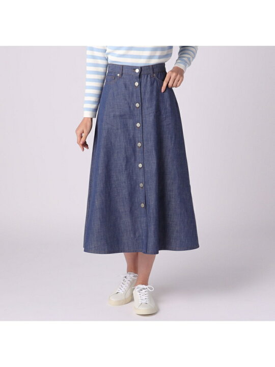 楽天市場】リアクティブデニムスカート SCAPA スキャパ スカート 