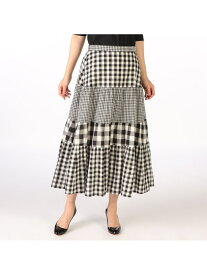 【SALE／61%OFF】ソフトローンスカート SCAPA スキャパ スカート ロング・マキシスカート ブラック【RBA_E】【送料無料】[Rakuten Fashion]