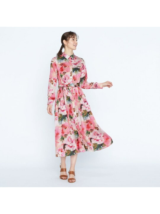 楽天市場】【SALE／60%OFF】ビンダフラワーサテンワンピース SCAPA  