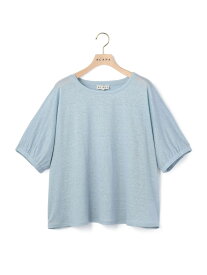 シルケットリノカットソー SCAPA スキャパ トップス カットソー・Tシャツ ベージュ ネイビー【送料無料】[Rakuten Fashion]