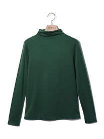 ブライトジャージカットソー SCAPA スキャパ トップス カットソー・Tシャツ ベージュ ネイビー グリーン【送料無料】[Rakuten Fashion]