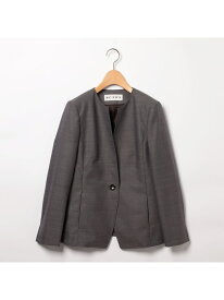 【SALE／69%OFF】ウールシャンブレージャケット SCAPA スキャパ ジャケット・アウター テーラードジャケット・ブレザー ブラウン ネイビー【RBA_E】【送料無料】[Rakuten Fashion]