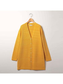 【SALE／70%OFF】ブラエクホールニットカーディガン SCAPA スキャパ トップス ニット ホワイト イエロー【RBA_E】【送料無料】[Rakuten Fashion]
