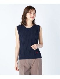 トランシーズナルニットベスト KEITH キース トップス ニット ホワイト ブラウン ピンク ネイビー【送料無料】[Rakuten Fashion]