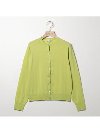 【SALE／65%OFF】コットンハイゲージカーディガンニット SCAPA スキャパ トップス ニット グリーン グレー ピンク ネイビー【RBA_E】【送料無料】[Rakuten Fashion]