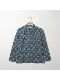 【SALE／48%OFF】サラサプリントカットソー SCAPA スキャパ トップス カットソー・Tシャツ グレー ネイビー【RBA_E】【送料無料】[Rakuten Fashion]