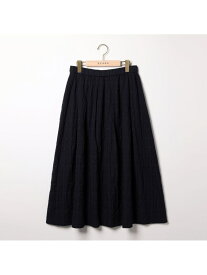 【SALE／43%OFF】エアリーチェックスカート SCAPA スキャパ スカート その他のスカート ネイビー【RBA_E】【送料無料】[Rakuten Fashion]