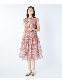 【Lサイズ】ペインティングフラワーワンピース KEITH キース ワンピース・ドレス ドレス レッド【送料無料】[Rakuten Fashion]